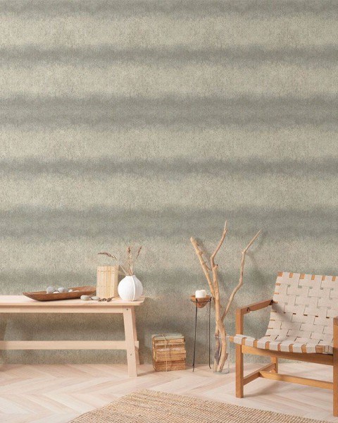 FLAX WALLPAPER | Eso Studio | Sand Stripe | FWP-ESO-06